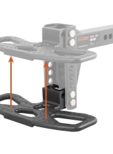 Curt Adjustable Channel Mount Hitch Step                                     - 45909 - Image 6