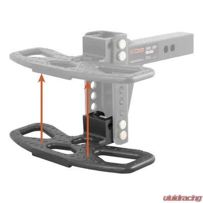 Curt Adjustable Channel Mount Hitch Step - 45909