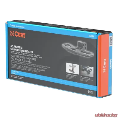 Curt Adjustable Channel Mount Hitch Step - 45909