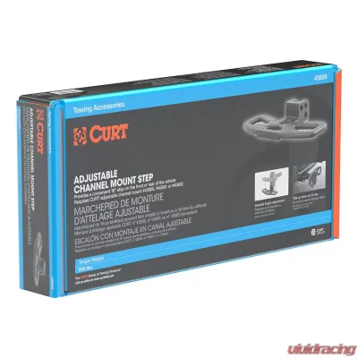 Curt Adjustable Channel Mount Hitch Step - 45909