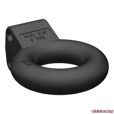 Curt Channel-Style Lunette Eye (12,000 lbs., 3" I.D., Black) - 48601