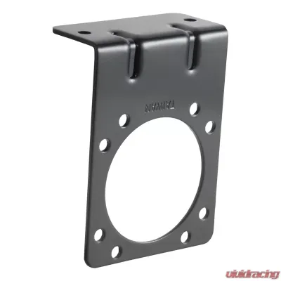 Curt Connector Mounting Bracket for 7-Way RV Blade (Heavy-Duty, Black) - 58510
