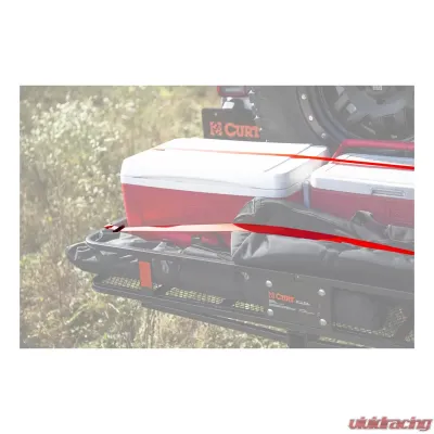 Curt 16' Red Cargo Straps with S-Hooks (500 lbs., 4-Pack) - 83002