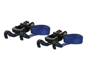 Curt 16' Blue Cargo Straps with J-Hooks (733 lbs., 2-Pack)