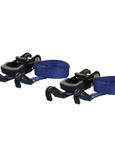 Curt 16' Blue Cargo Straps with J-Hooks (733 lbs., 2-Pack)                                     - 83020 - Image 2