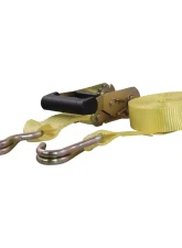 Curt 14' Yellow Cargo Strap with J-Hooks (1,667 lbs.)                                     - 83036 - Image 2