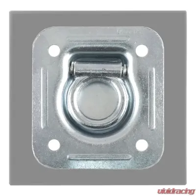 Curt 1-1/2" x 1-1/2" Recessed Tie-Down Ring (5,000 lbs., Clear Zinc) - 83600