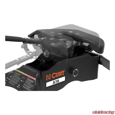 Curt A16 5th Wheel Hitch with Roller & Rails - 16621