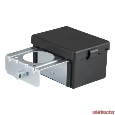Curt 5" x 3-1/4" x 3-7/8" Lockable Breakaway Battery Case with Metal Bracket - 52029