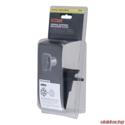 Curt Replacement OE 7-Way RV Blade Socket (Plugs into USCAR) - 55415
