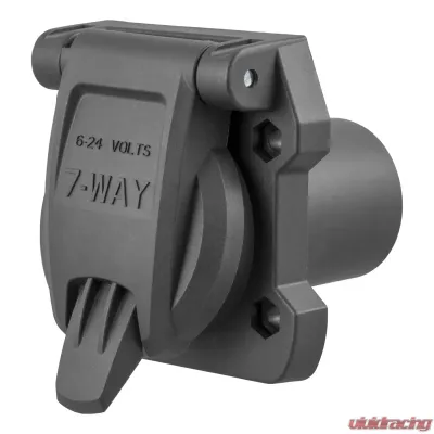 Curt Heavy-Duty Replacement OE 7-Way RV Blade Socket (Plugs into USCAR) - 55416