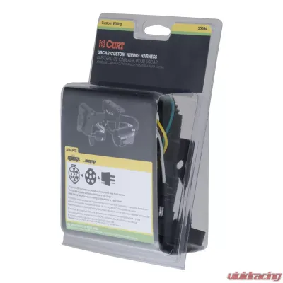 Curt Dual-Output 6 & 4-Way Connector (Plugs into USCAR) - 55664