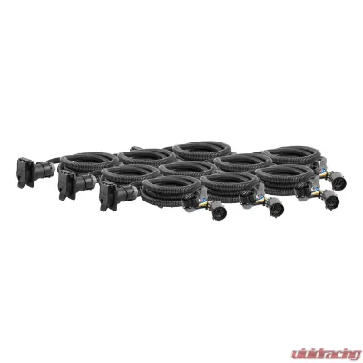 Curt 7' Custom Wiring Harness Extensions (Adds 7-Way RV Blade to Truck Bed, 10-Pack) - 56070010