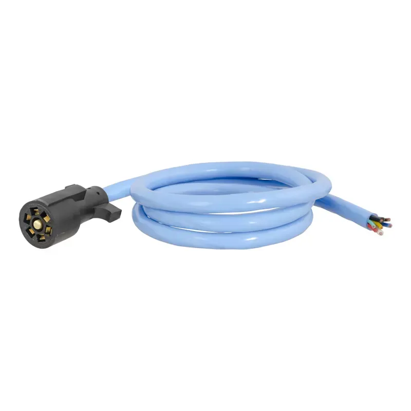 Curt 8' Cold-Weather Replacement 7-Way RV Blade Harness (Trailer Side) - 56612