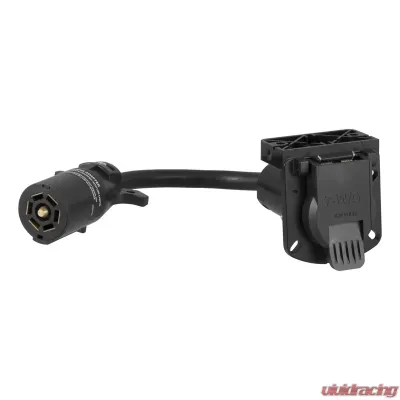 Curt 7-Way RV Blade LED Electrical Adapter (Not a Wiring Extension) - 57003