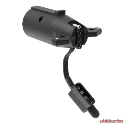 Curt Electrical Adapter with Tester (7-Way RV Blade Vehicle to 4-Way Flat Trailer) - 57245