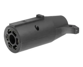 Curt Adapter (7-Way RV Blade to 6-Way Round Trailer, Center Pin Auxiliary)