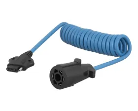 Curt 5' Electrical Adapter Harness (7-Way RV Blade Vehicle to 4-Way Flat Trailer)