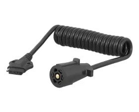 Curt 5' Electrical Adapter Harness (7-Way RV Blade Vehicle to 5-Way Flat Trailer)