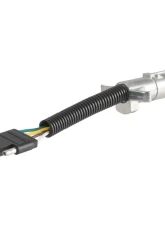 Curt Electrical Adapter (4-Way Round Vehicle to 4-Way Flat Trailer, Packaged)                                     - 57444 - Image 2