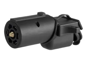 Curt Adapter with Backup Alarm (7-Way RV Blade Vehicle to 5-Way Flat Trailer)