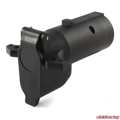 Curt Adapter with Alarm (7-Way RV Blade to 6-Way Round Trailer, Center Pin Auxiliary) - 57726