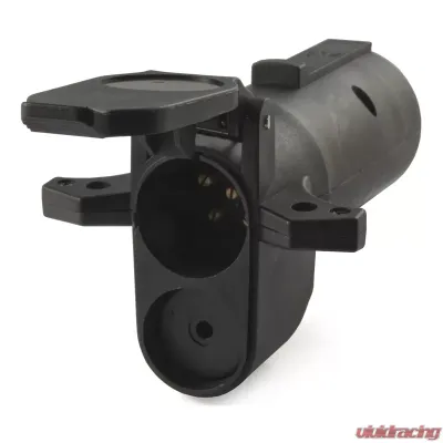 Curt Adapter with Alarm (7-Way RV Blade to 6-Way Round Trailer, Center Pin Auxiliary) - 57726