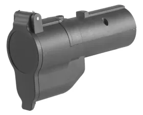 Curt 7-Way RV Blade Electrical Adapter with Backup Alarm (Packaged)