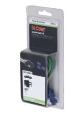 Curt 4-Way Flat Connector Socket with 60" Wires & Hardware (Vehicle Side, Packaged)                                     - 58044 - Image 2