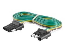 Curt 4-Way Flat Connector Plug & Socket with 72