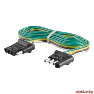 Curt 4-Way Flat Connector Plug & Socket with 72" Wires - 58050