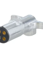 Curt 4-Way Round Connector Plug (Trailer Side)                                     - 58060 - Image 2