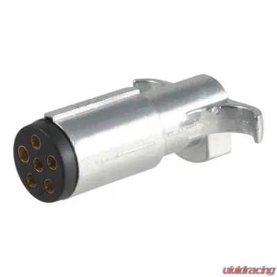 Curt 6-Way Round Connector Plug (Trailer Side, Packaged) - 58081