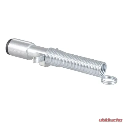 Curt 6-Way Round Connector Plug with Spring (Trailer Side) - 58082