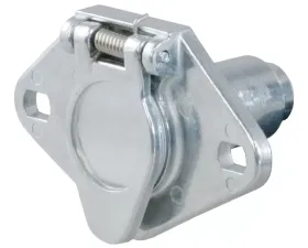 Curt 6-Way Round Connector Socket (Vehicle Side, Packaged)