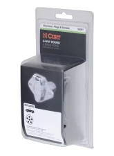 Curt 6-Way Round Connector Socket (Vehicle Side, Packaged)                                     - 58091 - Image 5