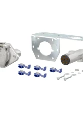 Curt 6-Way Round Connector Plug & Socket with Hardware (Packaged)                                     - 58093 - Image 5
