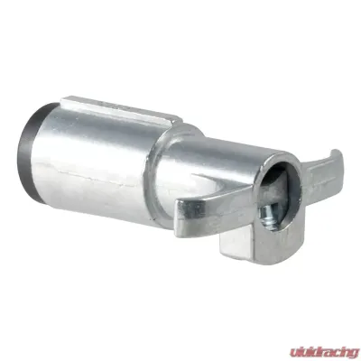 Curt 6-Way Round Connector Plug (Trailer Side, Chrome Plastic) - 58120