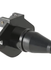 Curt 6-Way Round Connector Socket (Vehicle Side, Black Plastic)                                     - 58130 - Image 2