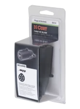 Curt 7-Way RV Blade Connector Plug (Trailer Side, Black Plastic, Packaged)                                     - 58141 - Image 3