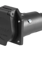 Curt 7-Way RV Blade Connector Socket (Vehicle Side, Black Plastic)                                     - 58150 - Image 4