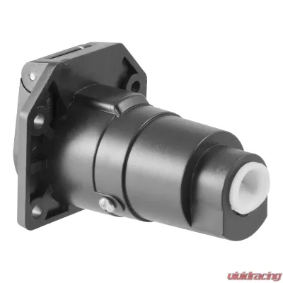 Curt 7-Way RV Blade Connector Socket (Vehicle Side, Black Plastic) - 58150
