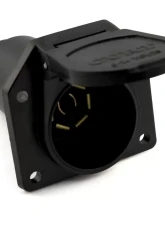 Curt 7-Way RV Blade Connector Socket (Vehicle Side, Black Plastic)                                     - 58150 - Image 3