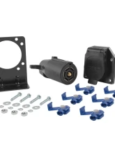 Curt 7-Way RV Blade Connector Plug & Socket with Hardware (Packaged)                                     - 58152 - Image 2