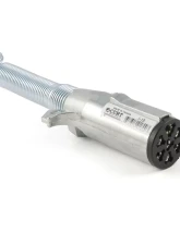 Curt 7-Way Round Connector Plug with Spring (Trailer Side)                                     - 58180 - Image 2