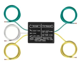 Curt Non-Powered 3-to-2-Wire Taillight Converter (Bulk)