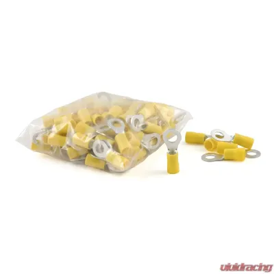 Curt Ring Terminals (12-10 Wire Gauge, 1/4" Stud Size, 100-Pack) - 59534