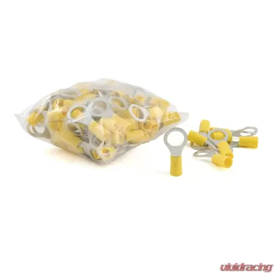 Curt Ring Terminals (12-10 Wire Gauge, 3/8" Stud Size, 100-Pack) - 59538