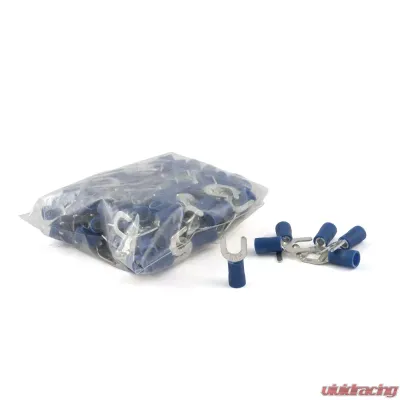 Curt Spade Terminals (16-14 Wire Gauge, #10 Stud Size, 100-Pack) - 59621