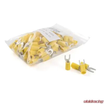 Curt Spade Terminals (12-10 Wire Gauge, #10 Stud Size, 100-Pack) - 59631